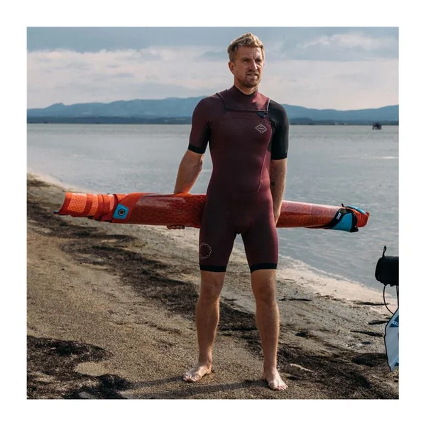 Combinaison shorty SOORUZ Fighter 2/2 Frontzip Wine