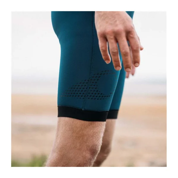 Combinaison shorty SOORUZ Fighter 3/2 LS Frontzip Blue