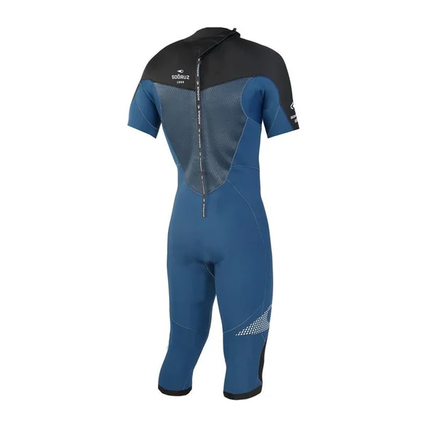 Combinaison shorty SOORUZ Fighter SS Cut 2/2 BackZip Blue
