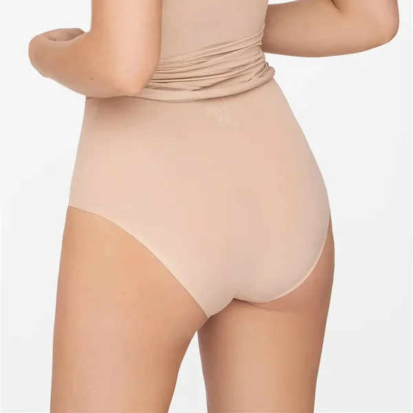 Corin - Culotte taille haute sans couture Nude O/S