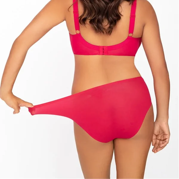 Corin - Culotte taille haute sans couture Rubis O/S