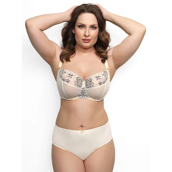 Corin - Soutien-gorge 3 parties en dentelle 36 (80) H Ivoire Kendal