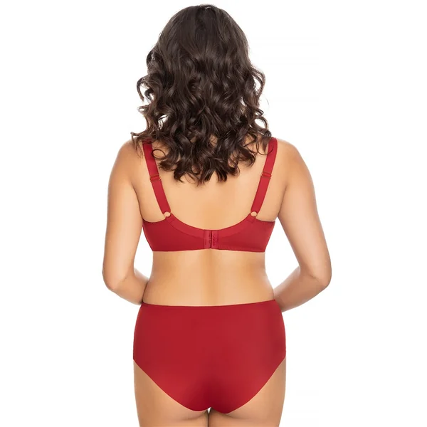 Corin - Soutien-gorge 3 parties en dentelle 38 (85) E Terra Cotta Jessica