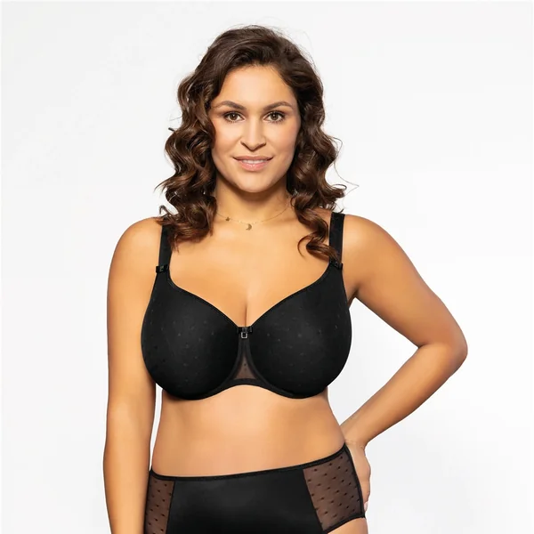 Corin - Soutien-gorge spacer avec des petits pois 38 (85) D Noir Twiggy