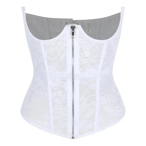 Corset Blanc Dentelle