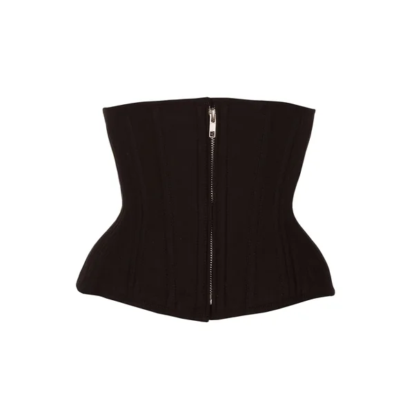 Corset coton avec fermeture Noir