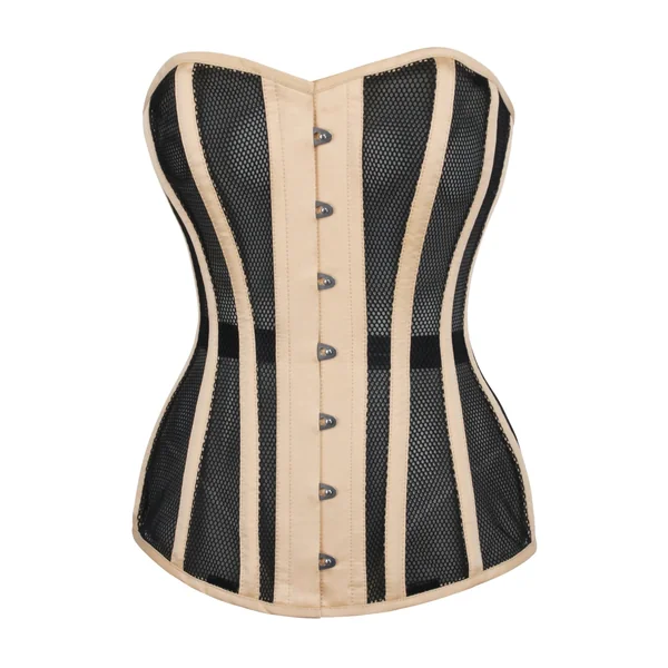 Corset en maille beige