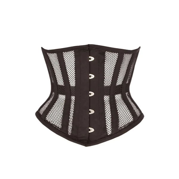 CORSET guêpière en mailles Noir