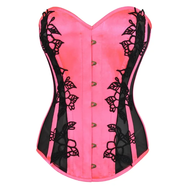 Corset longline rose vif