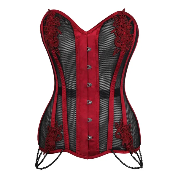 Corset noire et dentelle