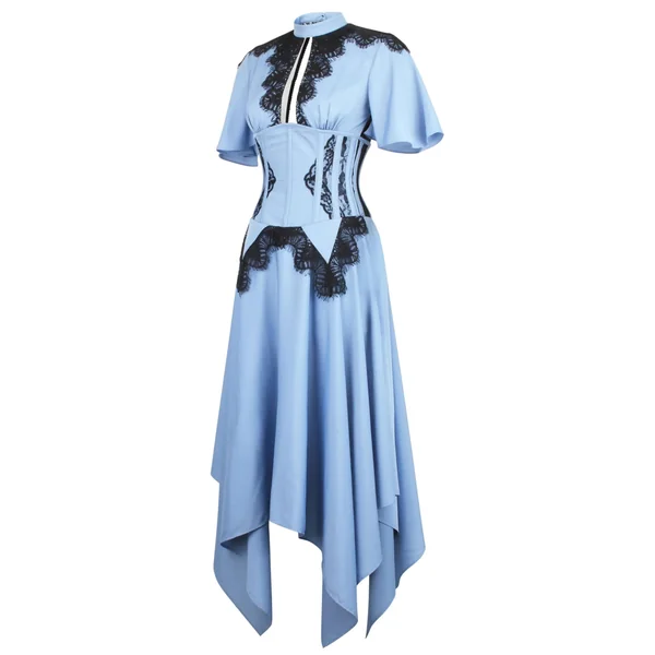 Corset Robe bleu ciel