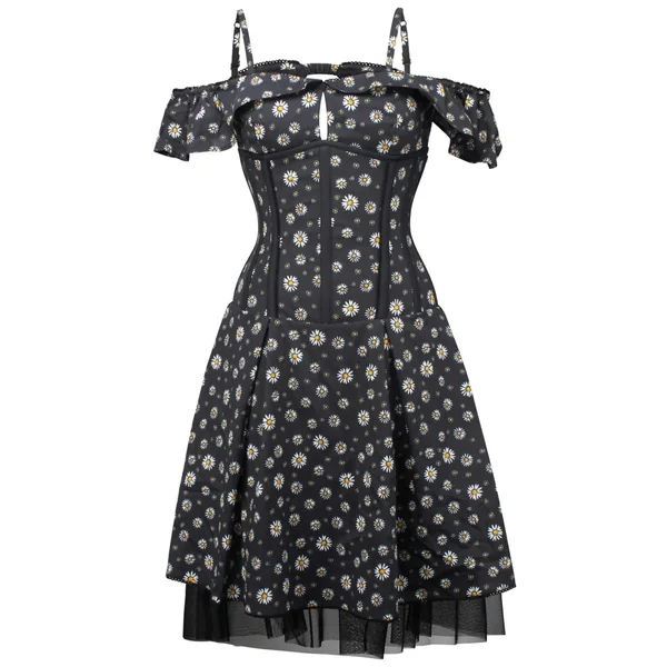 CORSET ROBE IMPRIMÉ MARGUERITE