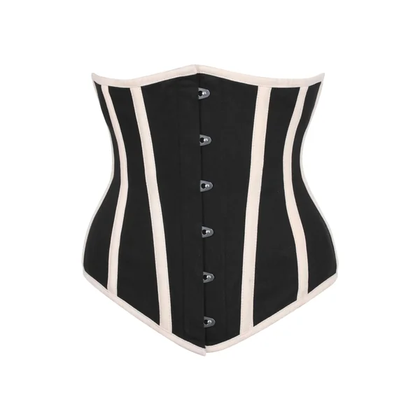 Corset sous-poitrine noir et beige