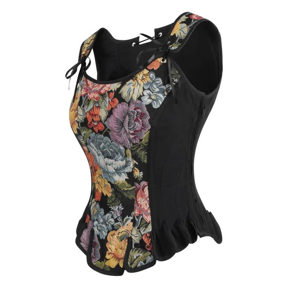 CORSET Surbuste en brocart