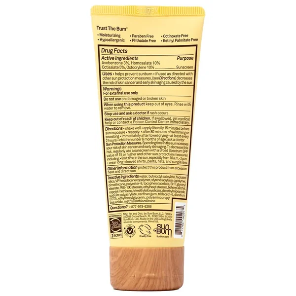 Crème solaire Sun Bum Original SPF 50 Sunscreen Face Lotion
