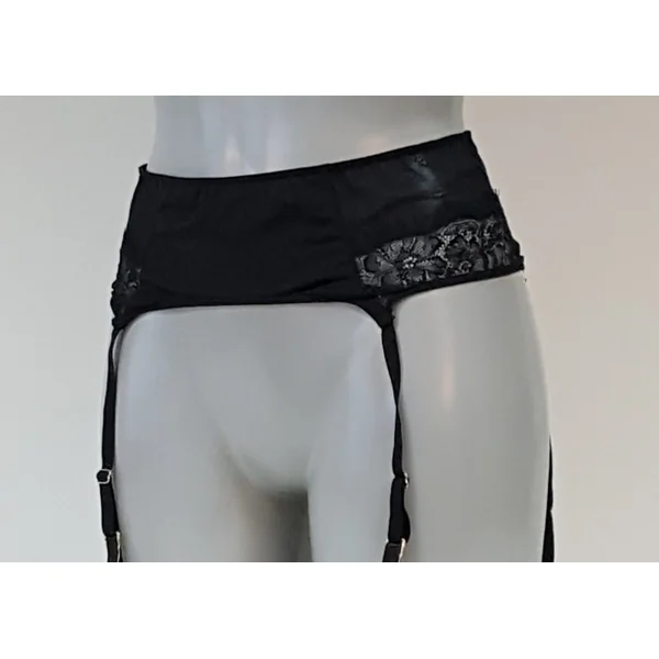 DDO Special F4P noir jarretelles garter belt