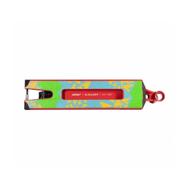 Deck trottinette ANTICS Gallery Red 5 x 20,5