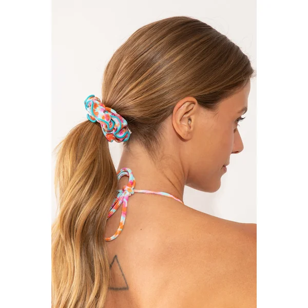 Ditsy-Sky Scrunchie