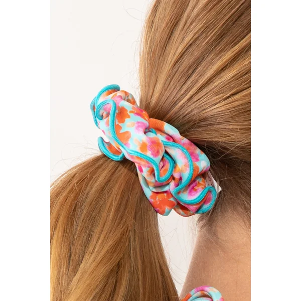 Ditsy-Sky Scrunchie