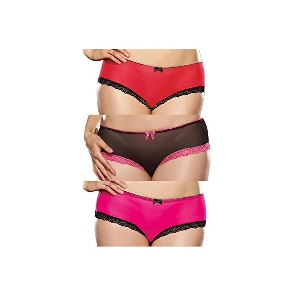 Dreamgirl - Weekender Panty 3-pack 1X-2X