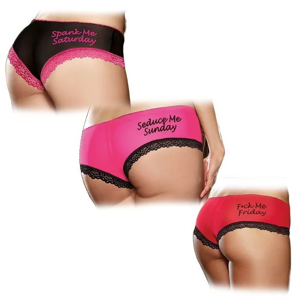 Dreamgirl - Weekender Panty 3-pack Small