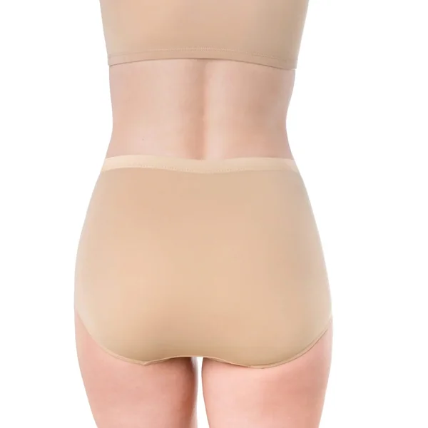 Elita - Culotte Taille Haute en Microfibre Classic Beige X-Large