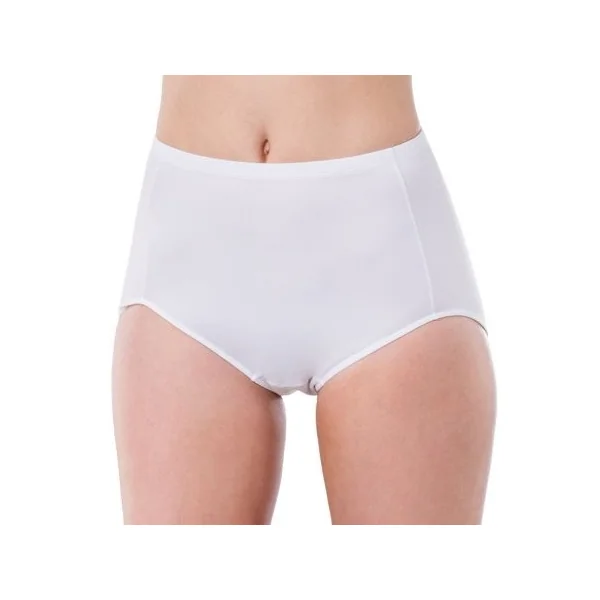 Elita - Culotte Taille Haute en Microfibre Porcelain Medium