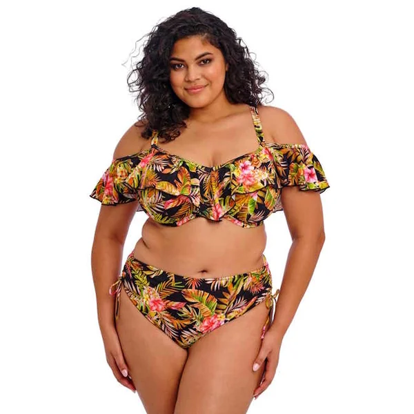 Elomi Swim Tiger Valley noir slip de bikini