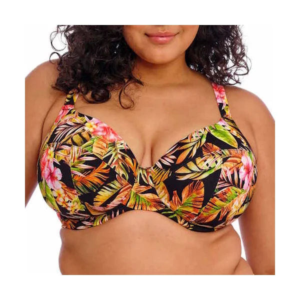 Elomi Swim Tiger Valley noir soutien-gorge bikini corbeille