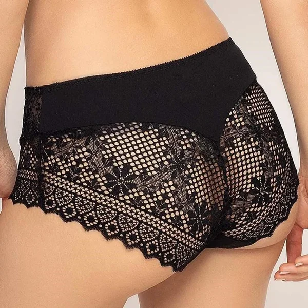 Empreinte - Brief sans couture Noir Large Cassiopée