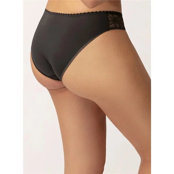 Empreinte - Culotte Bikini Reglisse Medium Romy