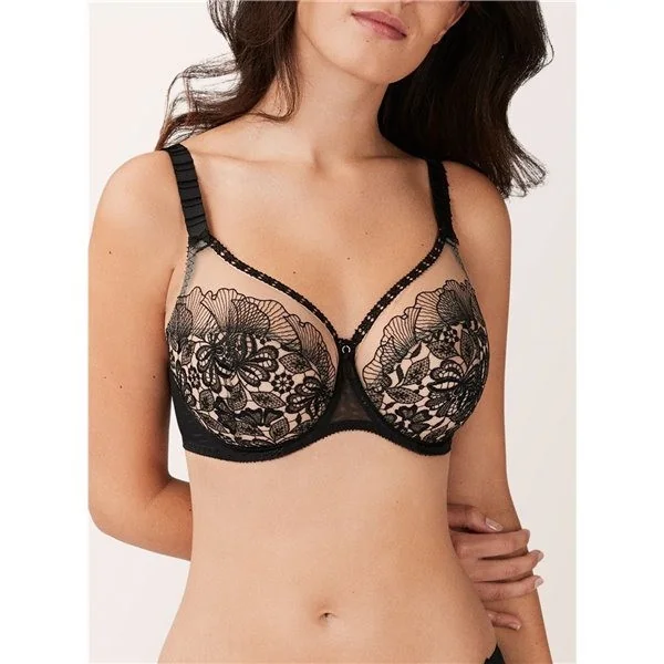 Empreinte - Soutien-gorge classique avec armatures 38 (85) H Noir Agathe