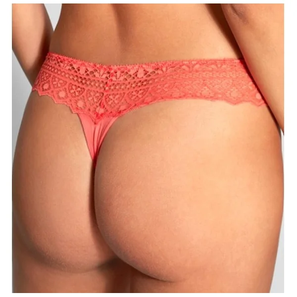 Empreinte - Tanga haute sans couture Papaye Small Cassiopée