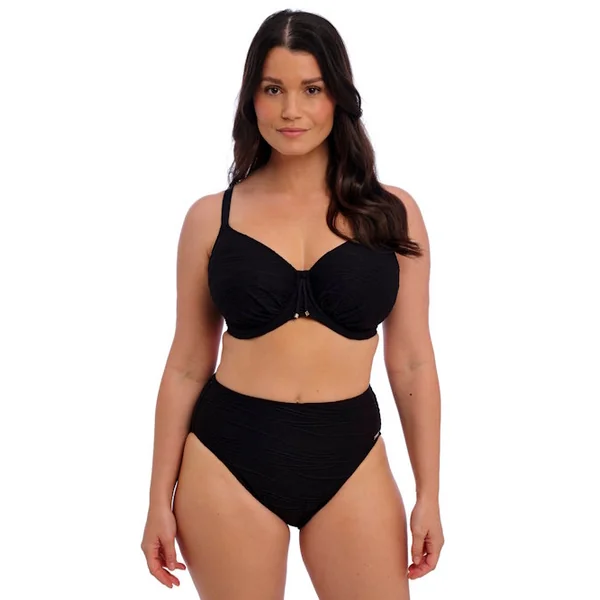 Fantasy Swim Beach Waves noir soutien-gorge bikini corbeille