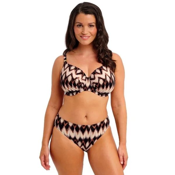 Fantasy Swim Sabana marron/print slip de bikini