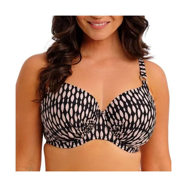 Fantasy Swim Shell Bay noir haut de bikini préformé