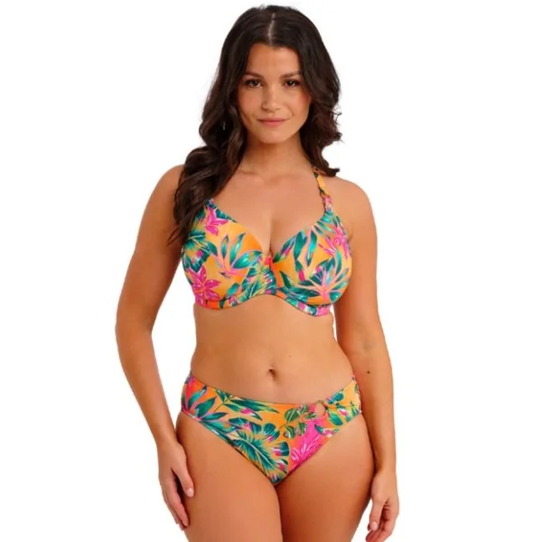 Fantasy Swim Sunset Reef orange slip de bikini