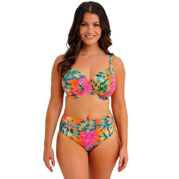 Fantasy Swim Sunset Reef orange slip de bikini