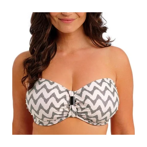 Fantasy Swim Vanuata blanc/noir haut de bikini préformé