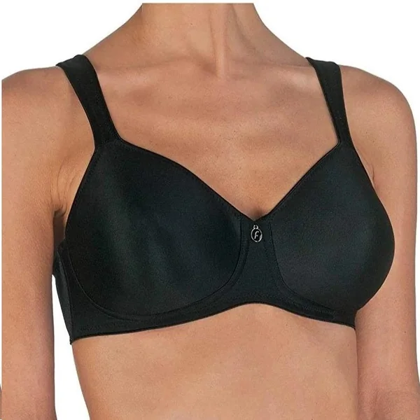 Felina - Soutien-gorge sans armatures 32 (70) F Noir Pure Balance