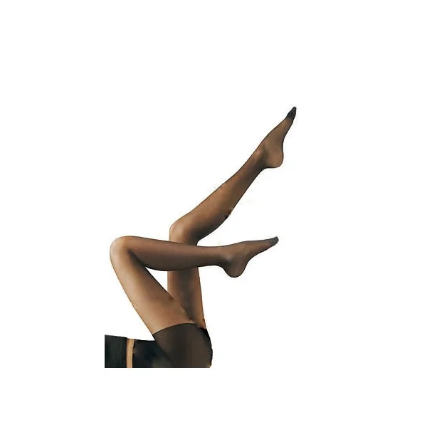Filodoro - Bas Collant Culotte Gainante Pied Renforcé Noir 2-S Sheerco