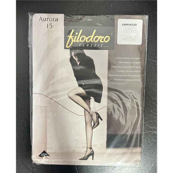 Filodoro - Collant très fin opaque avec pointes renforcées Cappuccino 3-M