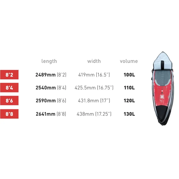 FRANCK MAKO DOWNWIND FOILBOARD AXIS FOILS CARBON SEMI-CUSTOM