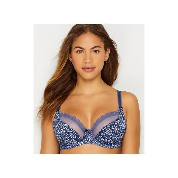 Freya - Soutien-gorge plongeant 38 (85) E Denim Jasmine Meadow