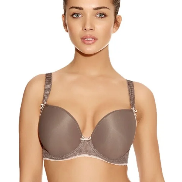 Freya - Soutien-gorge plongeant avec j-hook 36 (80) C Brown Deco Vibe