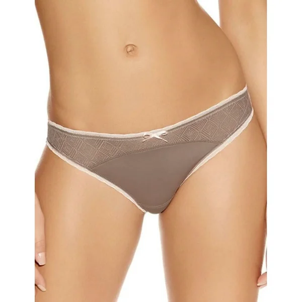 Freya - Tanga dentelle Mocha Large Deco Vibe