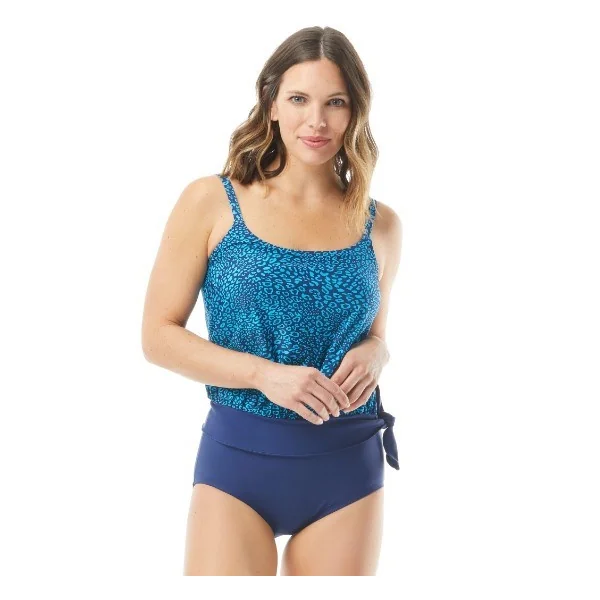 Gabar - Haut de Tankini Blouson Ocean Navy 14 Chlorresistent