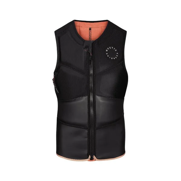 Gilet impact kitesurf/windsurf femme MYSTIC Gem Front Zip Black