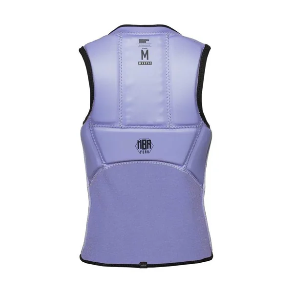 Gilet impact kitesurf/windsurf femme MYSTIC Ruby Front Zip Black / Purple