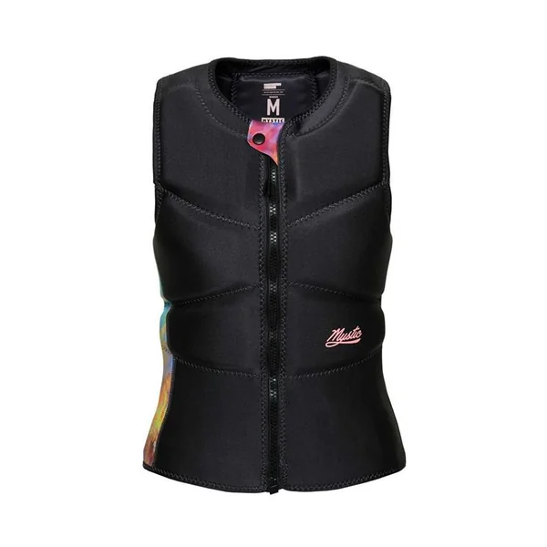Gilet impact kitesurf/windsurf femme MYSTIC Ruby Front Zip Dark Grey